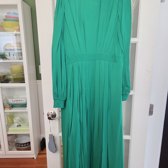 Boden Pleat Detail Blouson Dress - Size 14R - Picture 5 of 8